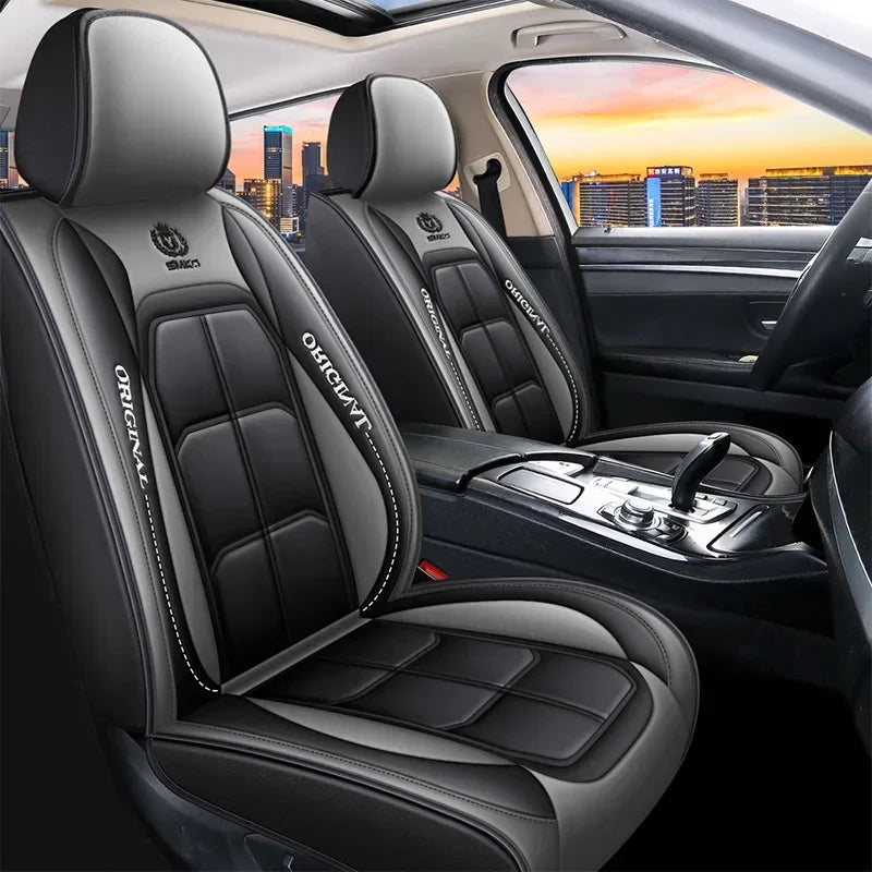 Car seat cushion four season universal new summer all inclusive seat cover leather ice silk car seat cushion fully enclosed seat
