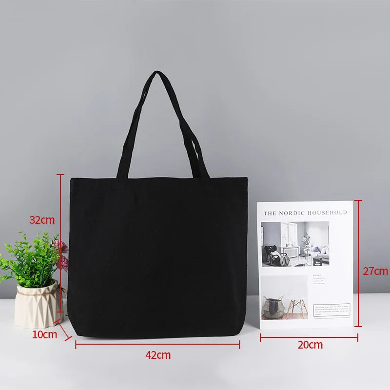 Bulk Wholesale 100pcs/Lot Reusable Cotton Bag Custom Canvas Shopping Tote Bags with Logo