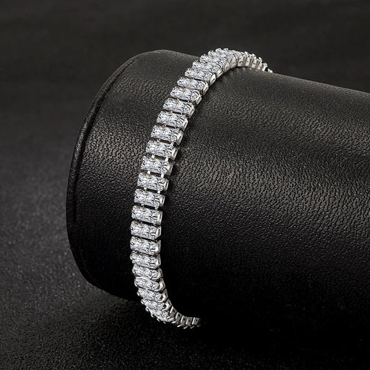 925 Sterling Silver Exquisite and Stylish Crystal Bracelet for Women