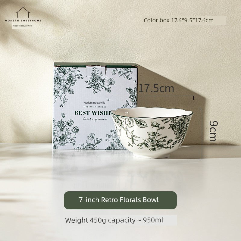 Modern Housewife Retro Ceramic Tableware
