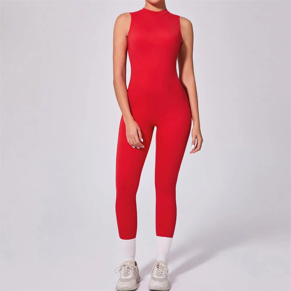 Women One-piece Sport Yoga Jumpsuit Workout Clothes