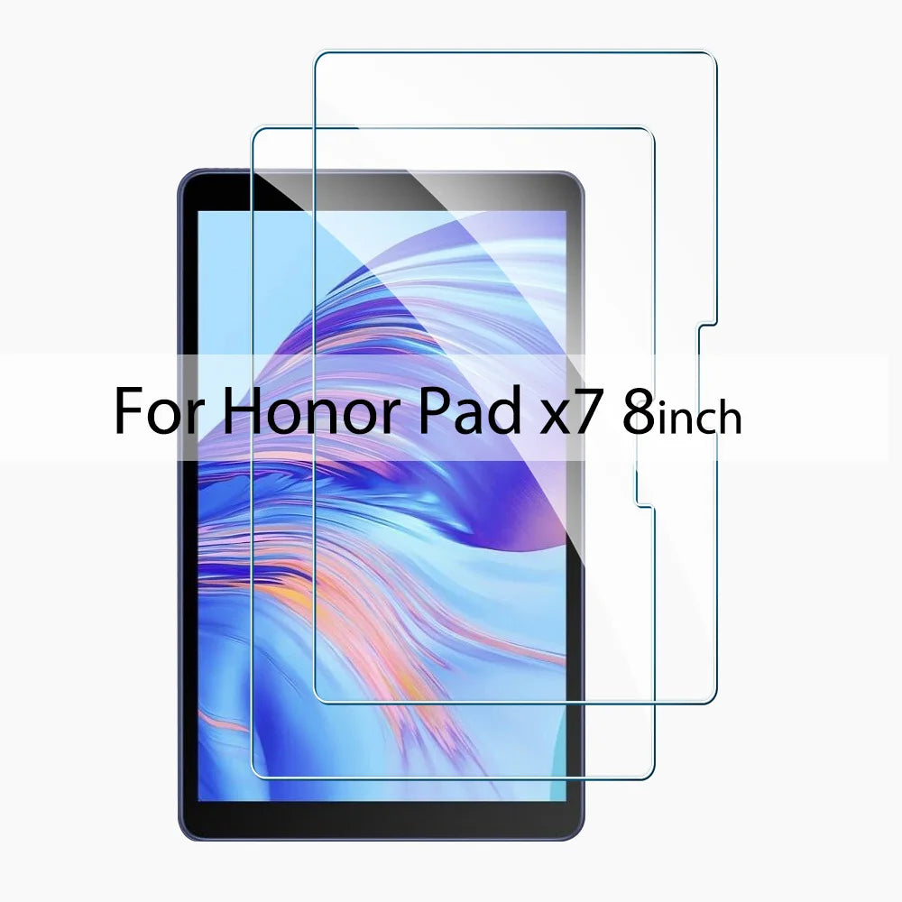 2PCS Tempered Glass Screen Protector for honor pad x9 x8 Pro Lite honor pad x9 9 8 7 6 x6 x7 Tablet Accessories Film