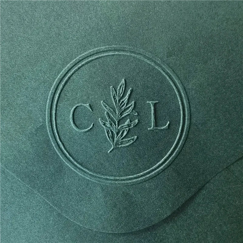 Custom Initials Embosser stamp,Book Embosser Personalized Wedding Embossing Stamp, Address Stamp, Form the Library Embosser