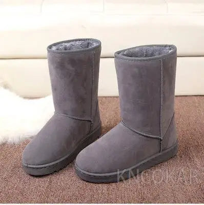 European & American Women snow boots High-tube tall and large size boots 41 size