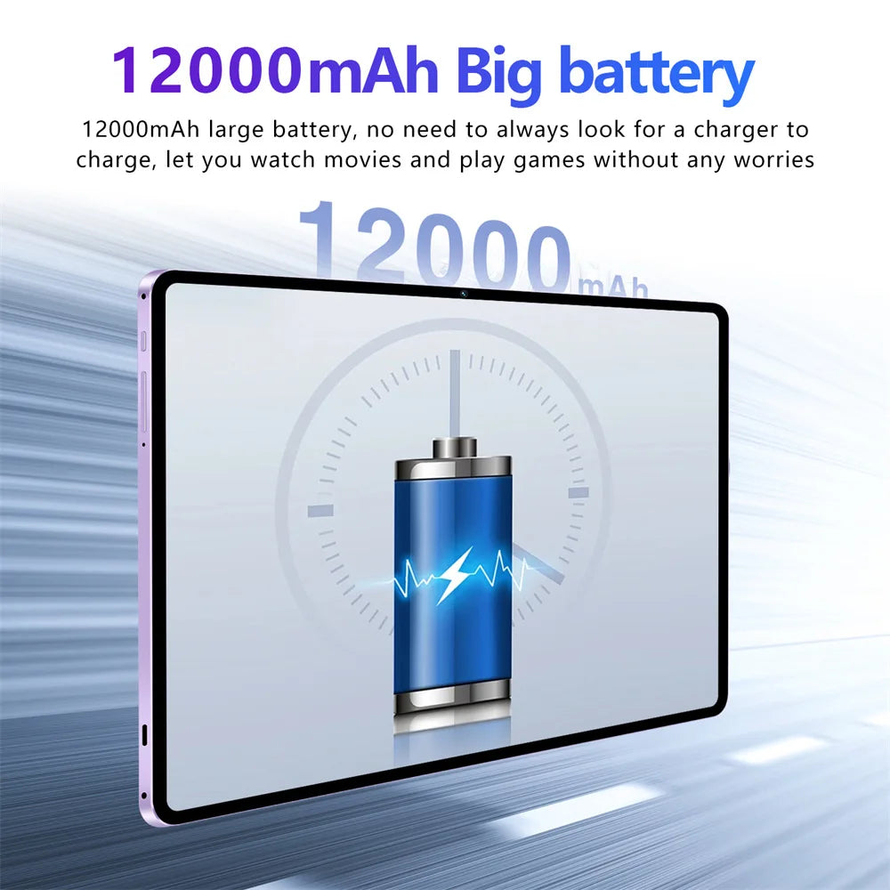Hot New Pad 7s Pro Original Tablets 11.6inch Global Version Android 15 Tab 5G Dual Sim 12000mAh Tablets Children's Kids Tab PC