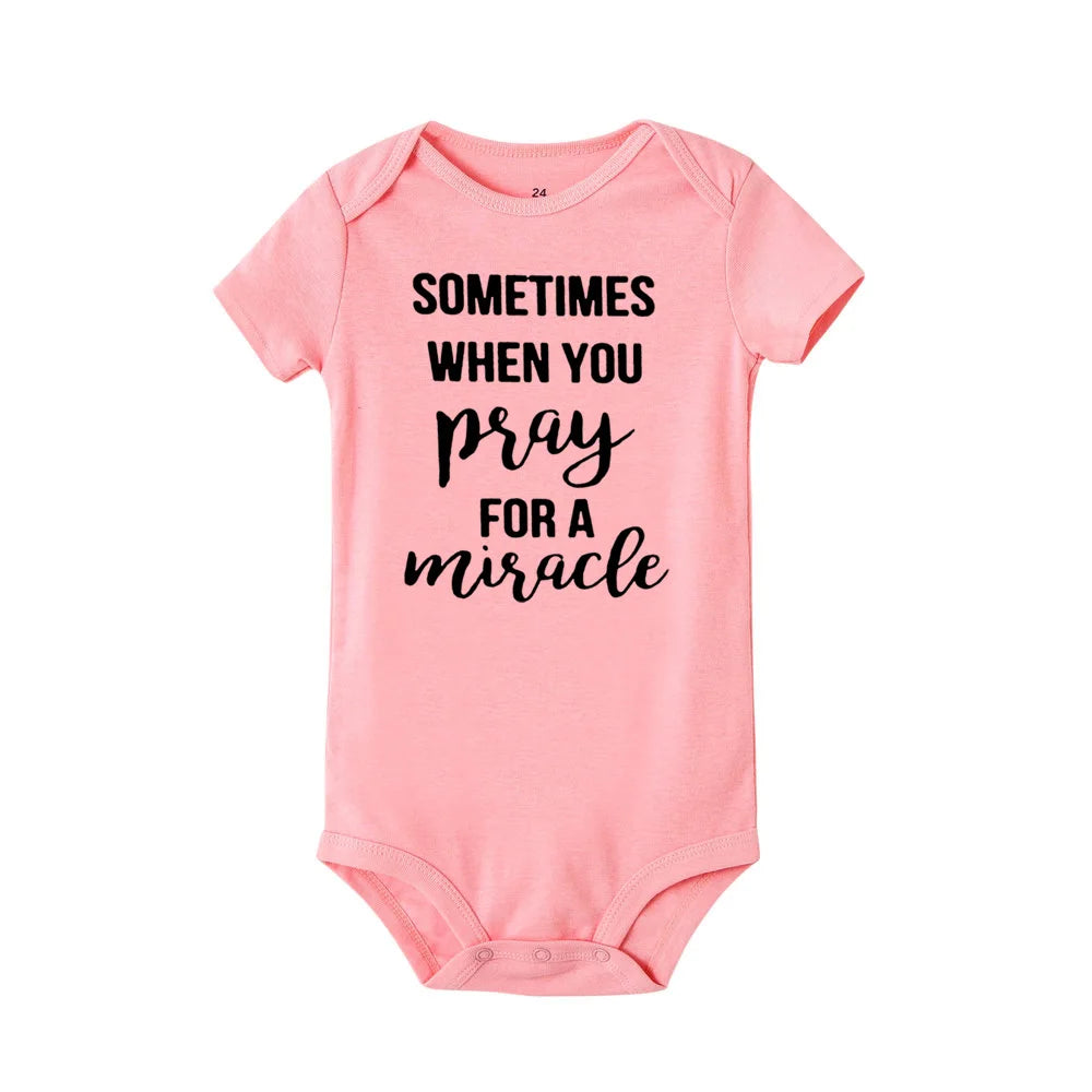 Twins Summer Newborn Baby Bodysuit Short Sleeve Unisex Boy Girls Jumpsuit
