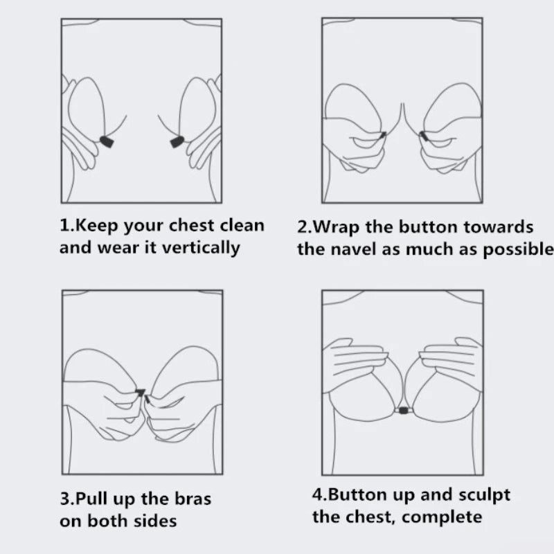 2/1pcs Women Self Adhesive Lift Up Bra Invisible Cover Bra Silicone Pad Strapless Breast