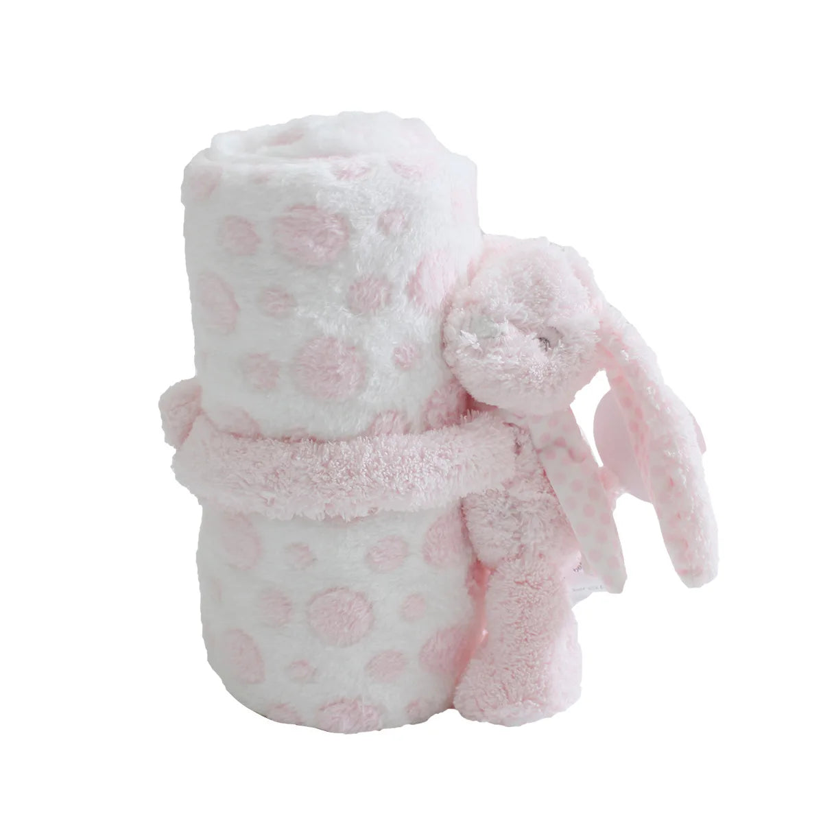 2 Piece Plush 75*100cm Baby Security Sleep Blanket 6 Style Stuffed Animal Set Pink Bunny Newborn Baby Gift