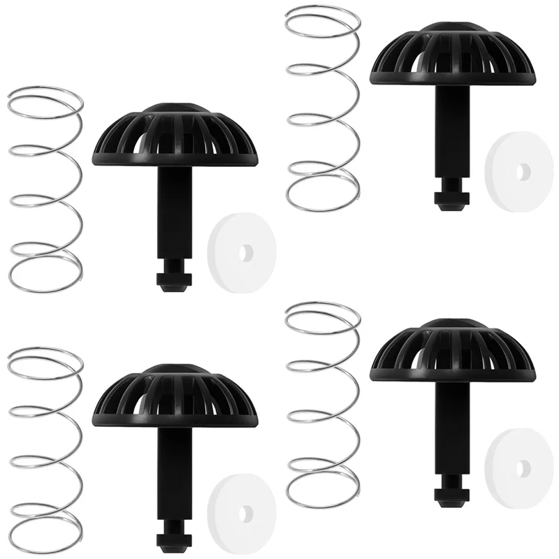 【Price-Drop!】4 Pcs Coffee Maker Brew Basket Bottom Stopper Replacement With Spring For Cuisinart Machines-Replacement Parts
