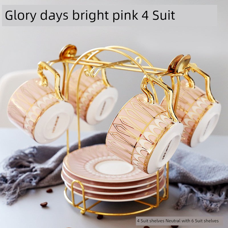 Luxury Gold Plated Ceramic Dinnerware