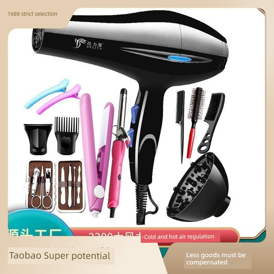 Large Hair Dryer Hot and Cold Hair with High Power For Home