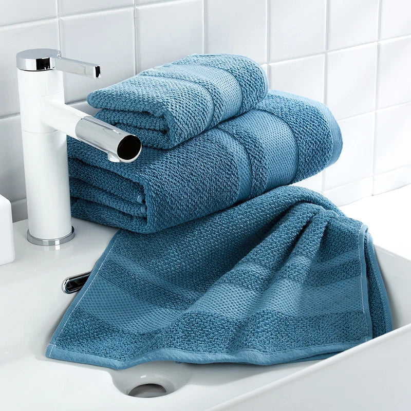 70*140cm Home Bathroom Cotton Bath Towel Absorbent