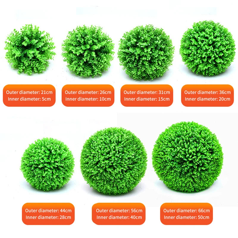 Artificial Plant Green Grass Ball Plant Decoration