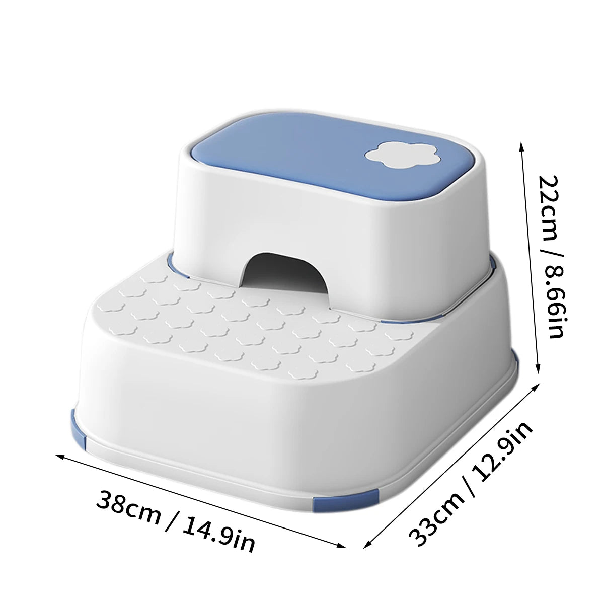 Kid Step Stool With Non-Slip Pads Living Room Furniture Kid Non-Slip Ottoman Potty Training Stool Children Safety Training Stool