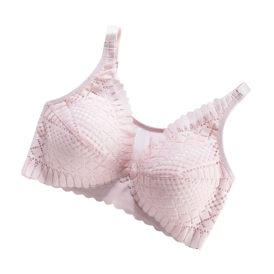 Pregnant Women Front Button Opening Convenient Breastfeeding Bra Comfortable Prevent Sagging Without Steel Rings Women Bra