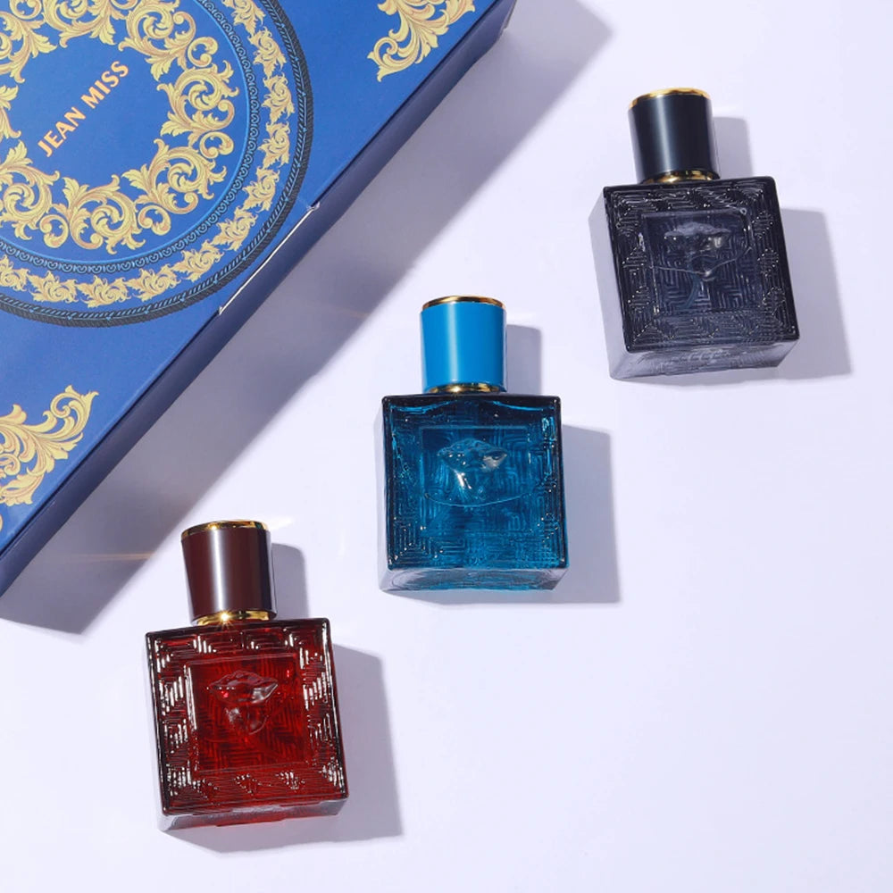 90ml Men Perfume Gift Box 3pcs Set Charming Man Colognes Lasting Fragrance