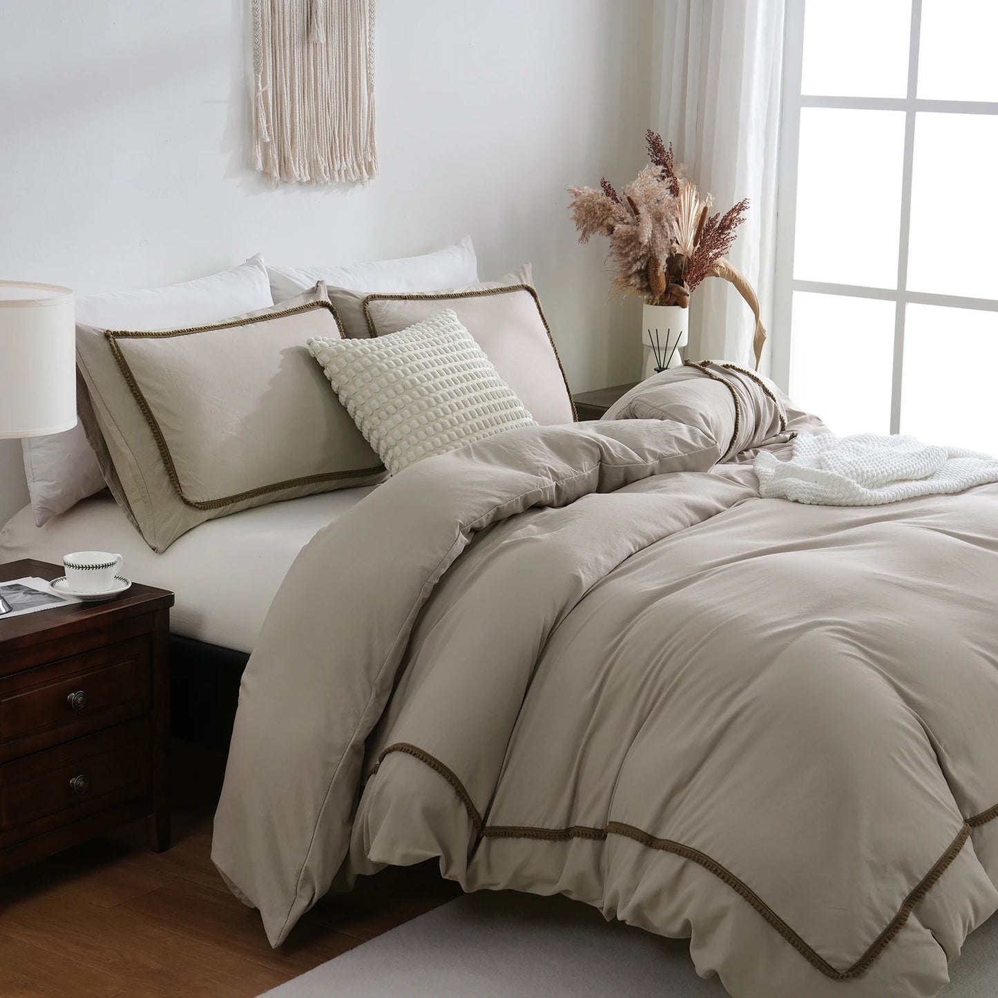 3pc Duvet Cover Set All Season Geometric Line soft lightweight Down