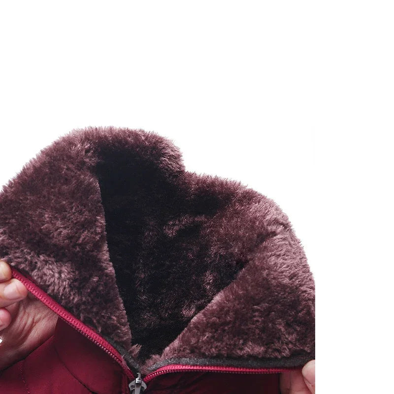 BEYARNE Waterproof non-slip winter boots plus cotton velvet shoes for women warm large size 41 42