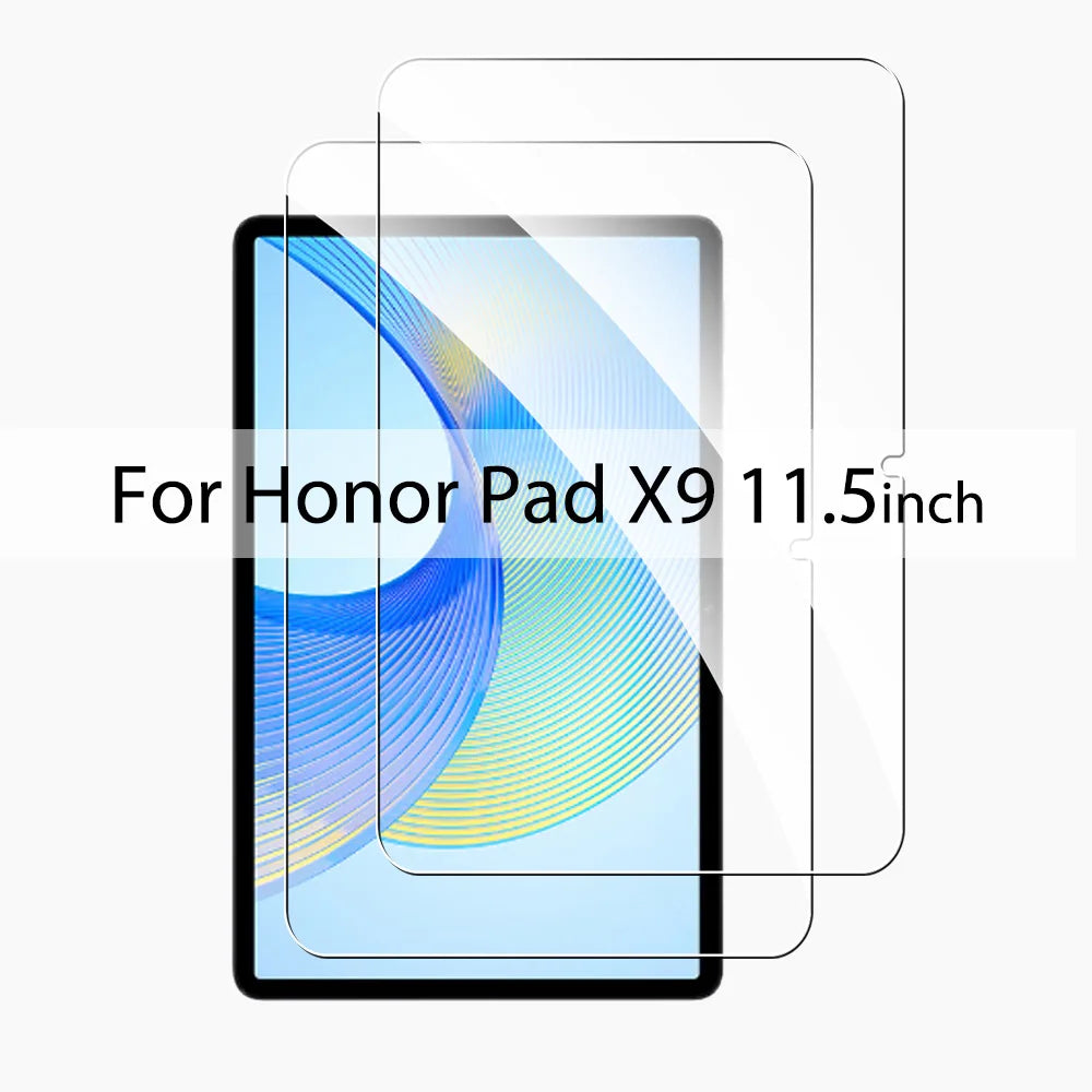2PCS Tempered Glass Screen Protector for honor pad x9 x8 Pro Lite honor pad x9 9 8 7 6 x6 x7 Tablet Accessories Film