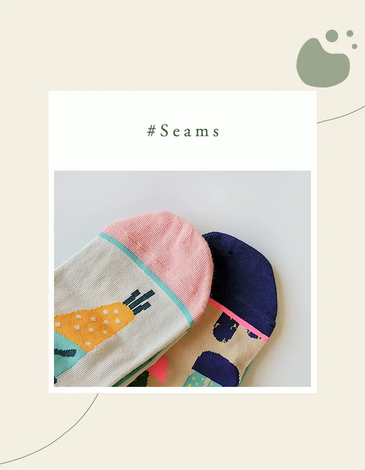 Fashion Colorful Spring Autumn Women's Socks