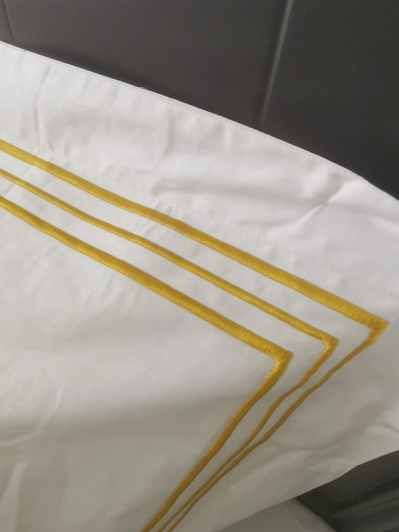 1pc Luxury 100% Egyptian Cotton Embroidery 5 stars Hotel Pillowcases