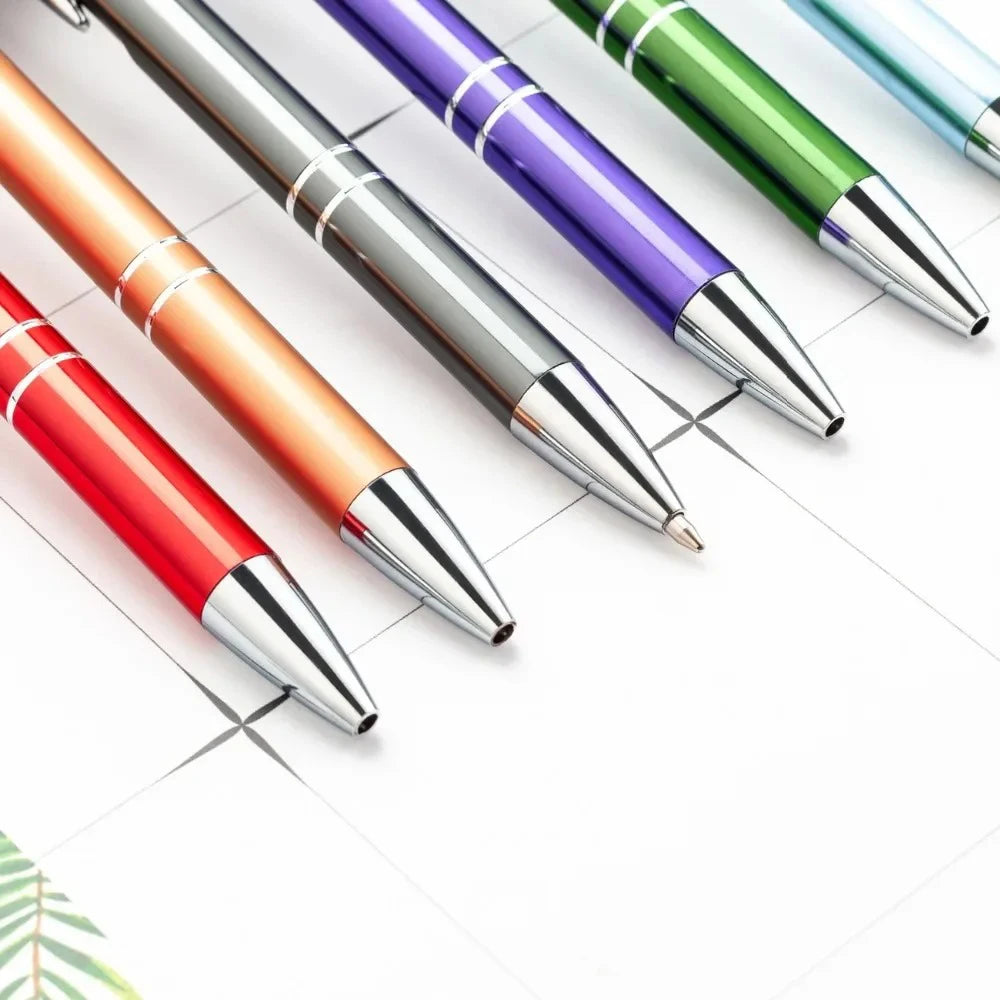 100 50 20 Pcs Custom Ballpoint Pen Metal Pen Support Custom Logo Advertising Wholesale Personalized Pen Advertising Gift