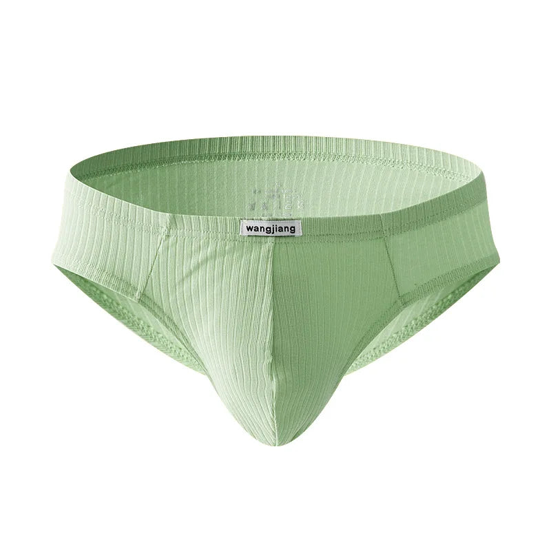 Soft Cotton Briefs Men Sexy Pouch Underwear Sweat Absorption Underpants Breathable