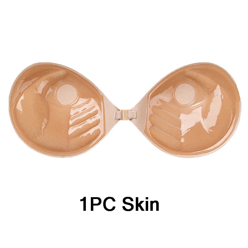 2/1pcs Women Self Adhesive Lift Up Bra Invisible Cover Bra Silicone Pad Strapless Breast