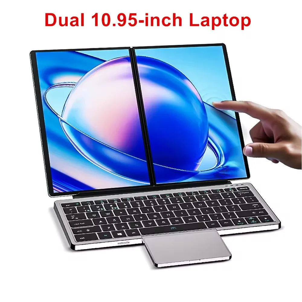 2-in-1 10.95" FHD Touchscreen Mini Pc Intel Core i3 1215U 32GB RAM 1TB SSD Camera Laptop Computer for College Student & Business