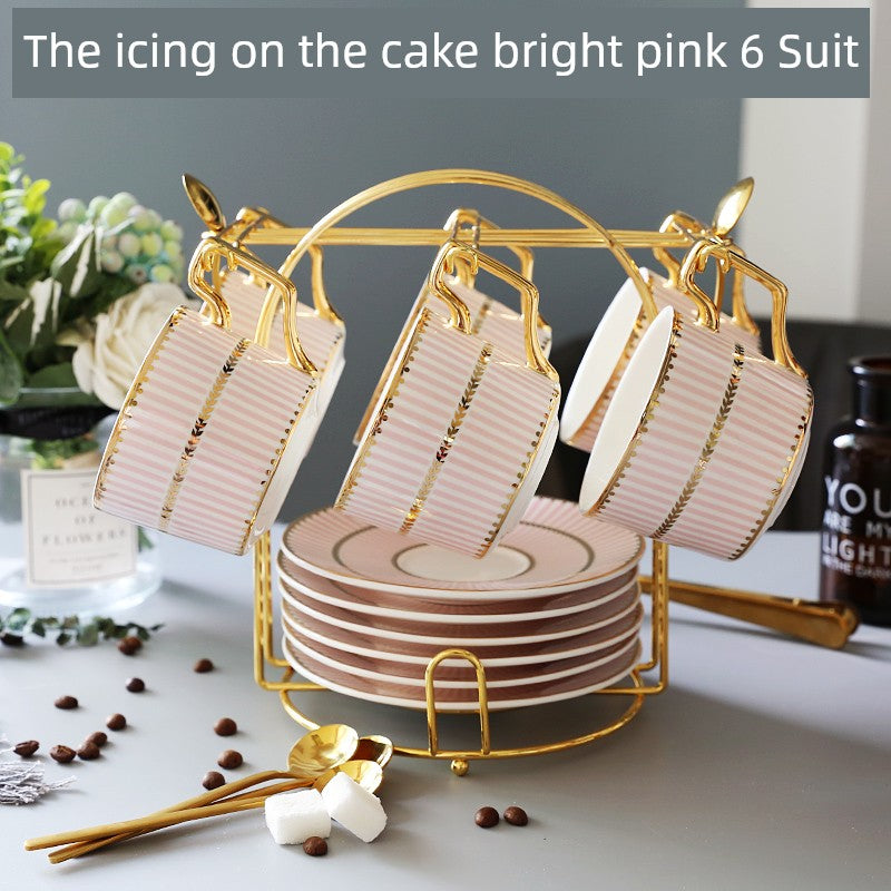 Luxury Gold Plated Ceramic Dinnerware