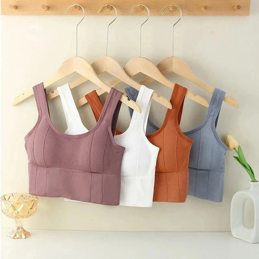 Breathable Sports Push UP Bra Anti-Sweat Fitness Top Women Seamless Yoga Bra