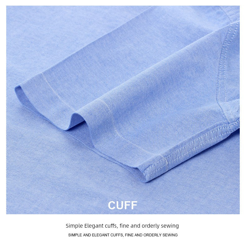 Casual Oxford Men's Short-Sleeved Dress Shirts