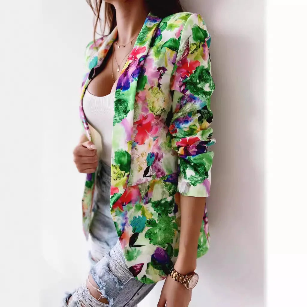 Women's Floral Printed Suit