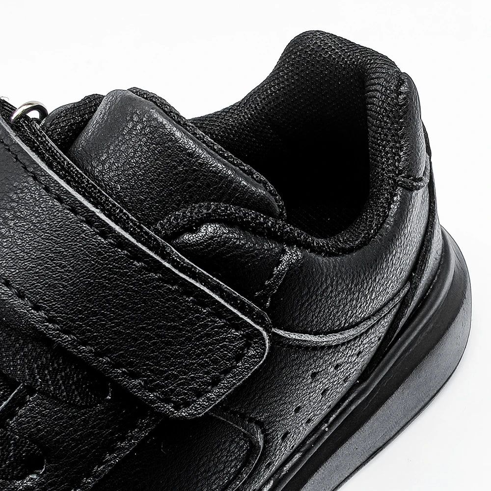 Kids Boys Girls Breathable Sneakers Sports Running Casual Shoe Leather Non-slip Soft