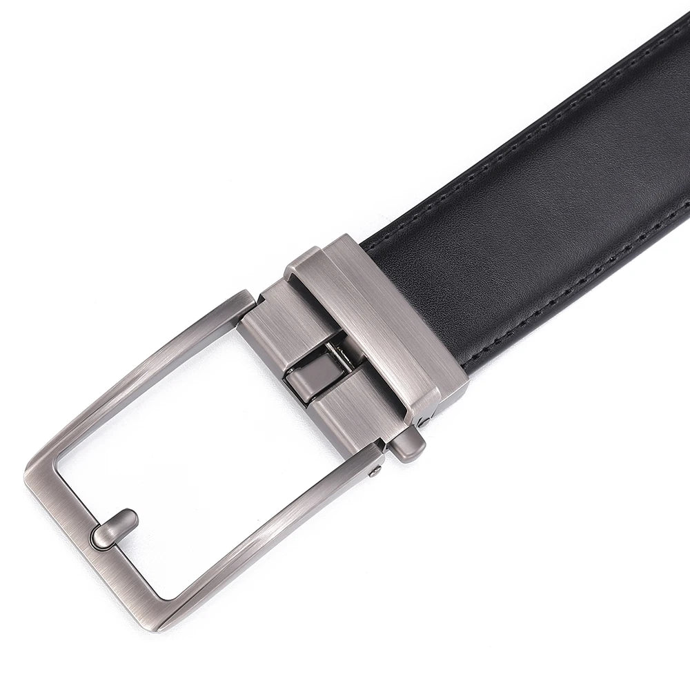 Men Luxury Buckle Genuine Leather Belt