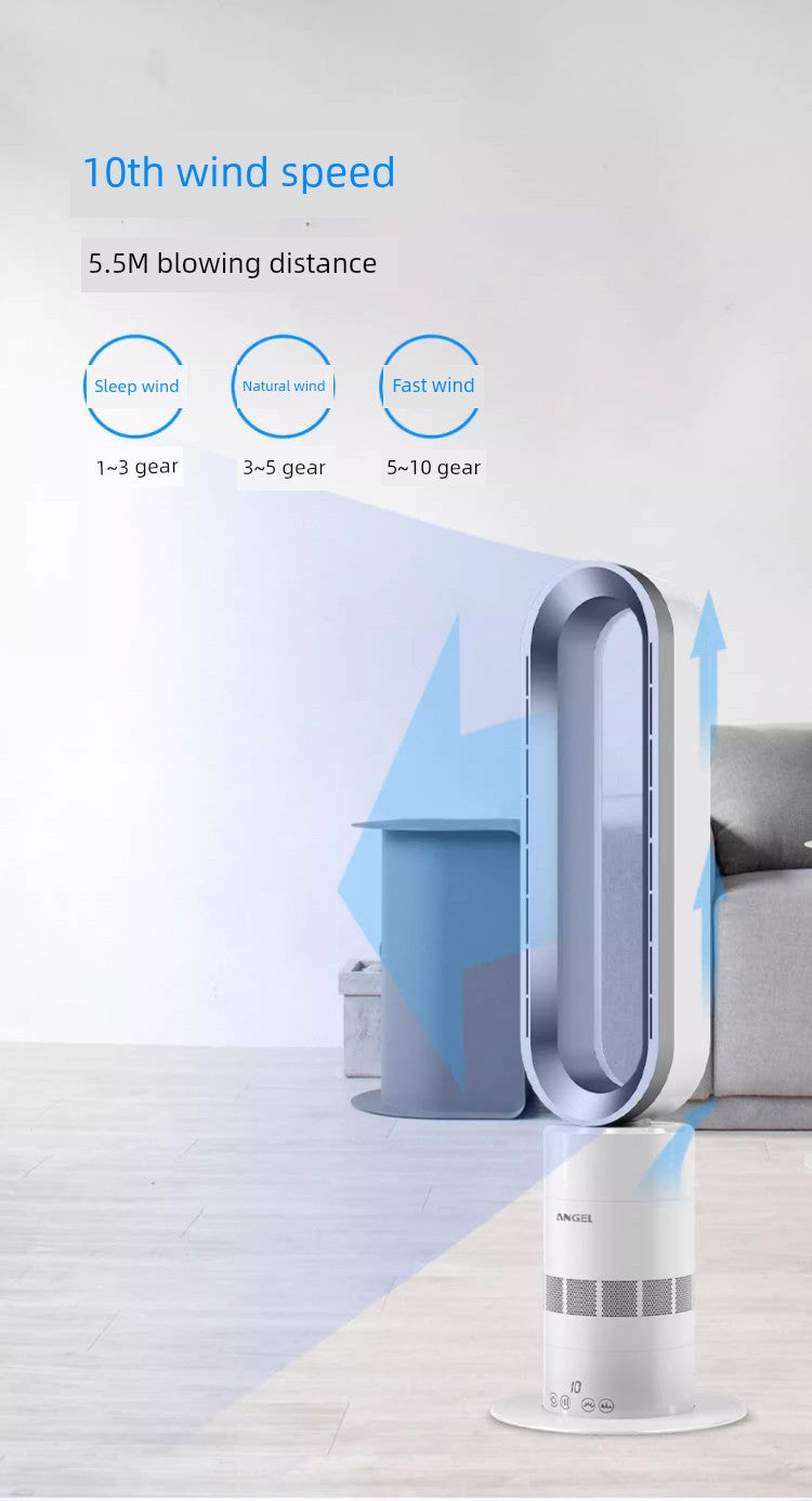 Angel German Heating Energy Saving Shaking Head Bladeless Fan