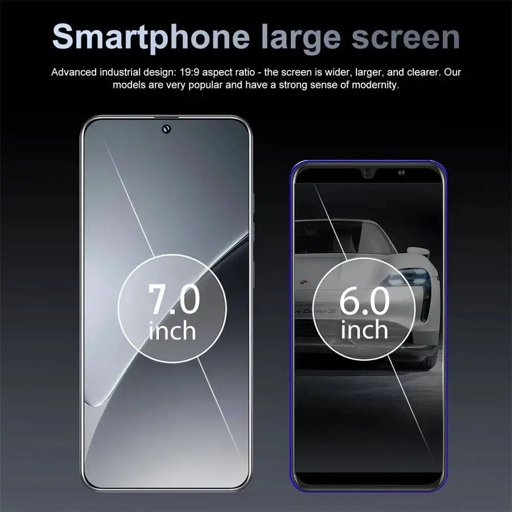 2025 New 14T Pro 7.0 Inch Global Edition Original 16GB+1TB 5G Dual Card Facial Recognition Function 6800Mah Battery