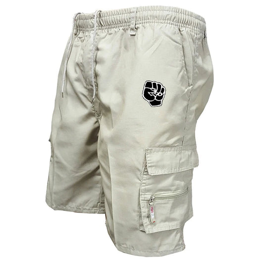 Summer Men's Cargo Shorts Bermuda Cotton Multi-pocket Casual Outdoor Short Pants