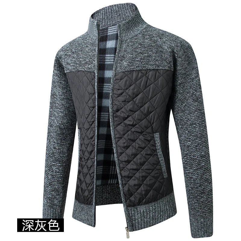 Knitted Cardigan Coat Autumn and Winter Korean Version of Slim Fit and Trendy Sweater