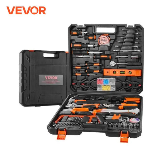 VEVOR Tool Kit Home Repairing with Portable Tool Storage Case for Home Maintenance DIY Projects and Automotive Repair