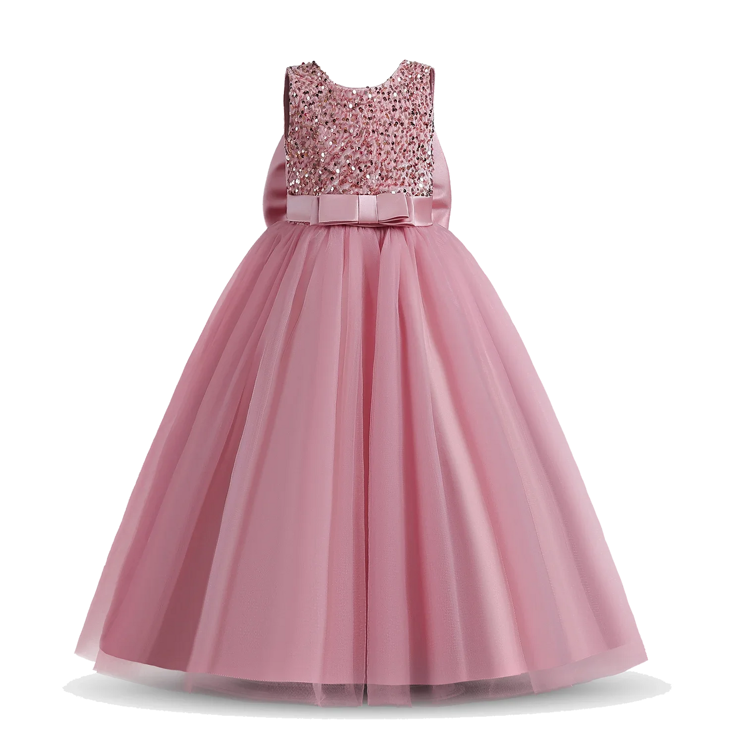 Elegant Girls Long Sequin Princess Dresses