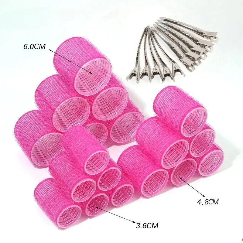 28pcs/18pcs /10pcs Set Hair Roller Sets Metal Clips Tools