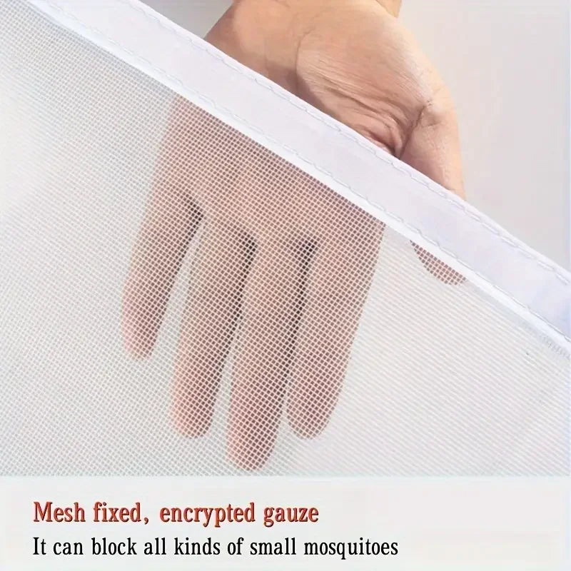 Summer mosquito proof door and window screens, available in various sizes (white) [Size 75 cm -100 cm]