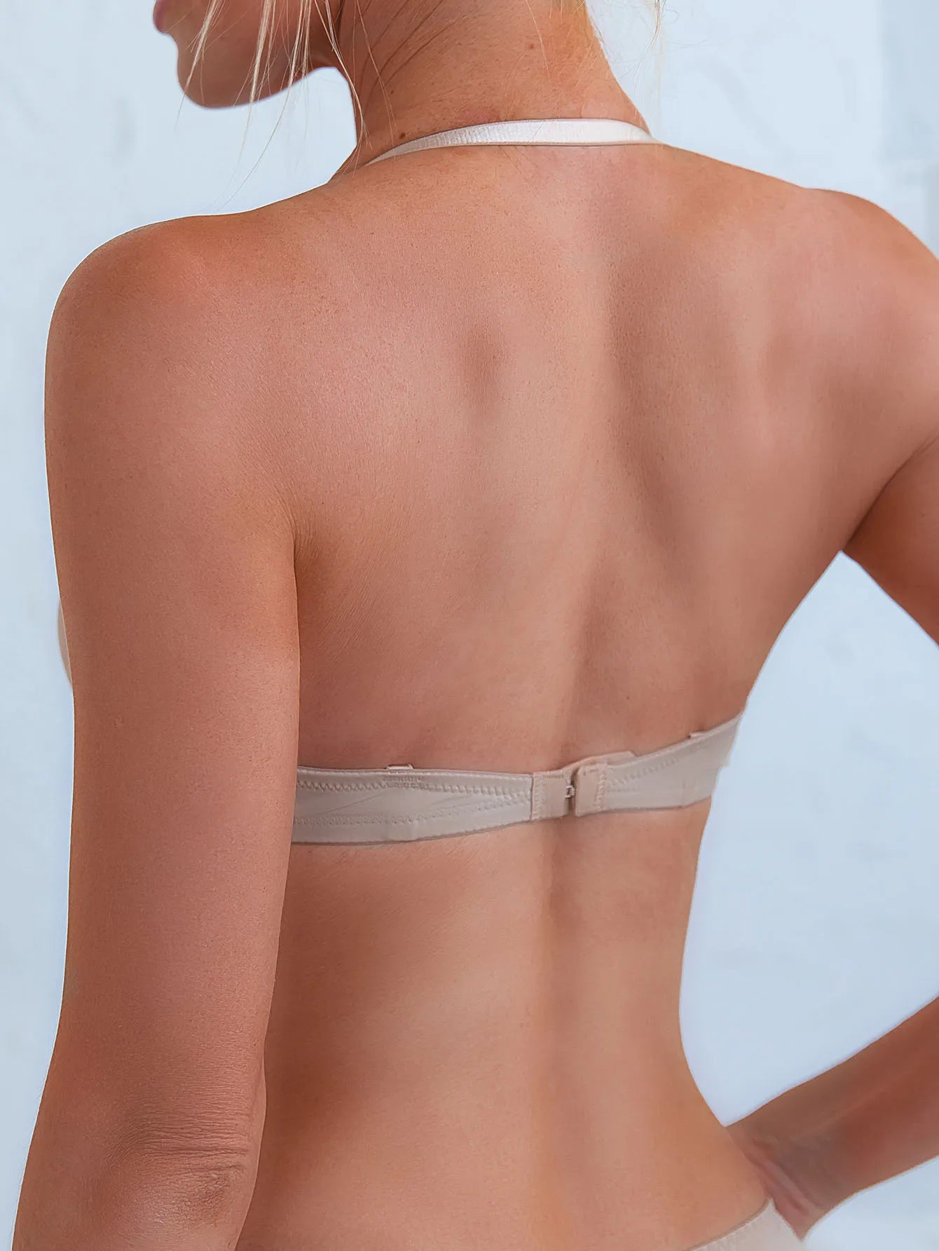 Sexy push-up bra U-shaped multi-wear bralette with invisible backless underwear underwire padded Lingerie