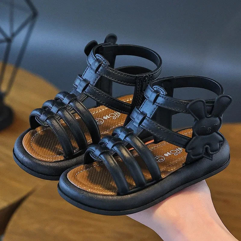 Summer Girls Soft Bottom Sandals Open-toe 1-3 yrs