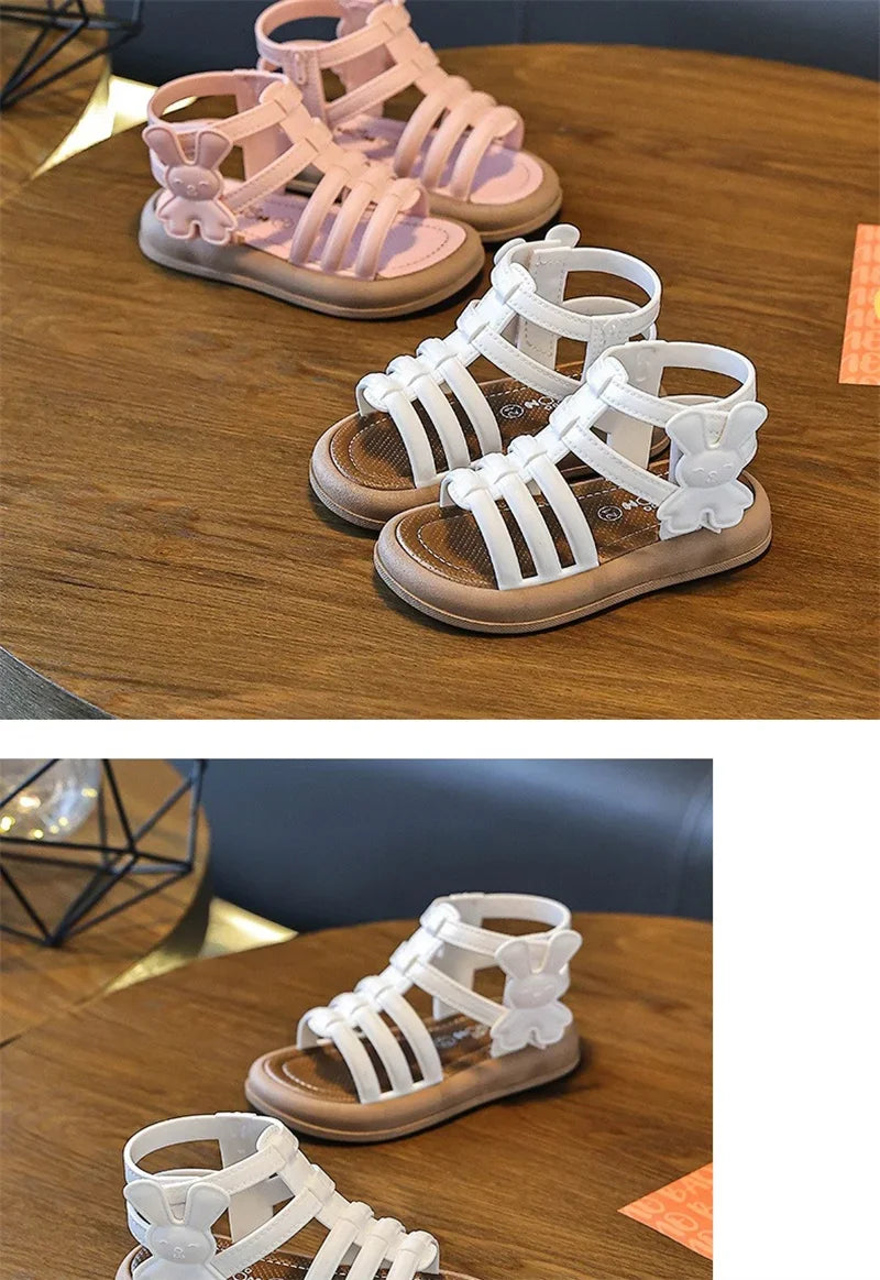 Summer Girls Soft Bottom Sandals Open-toe 1-3 yrs