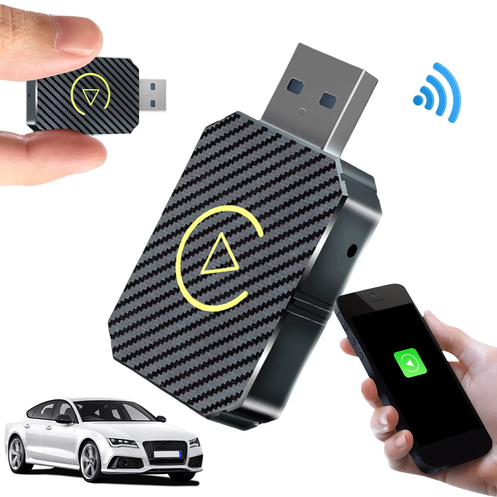 Wireless Carplay Android Auto Adapter Plug & Play Smart AI Box