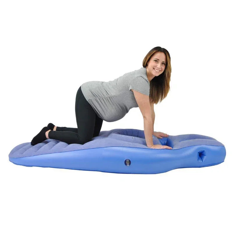 Inflatable Pregnancy Pillow Yoga Mat, Maternity Body Bed Pillow, Sleeping Mat for Pregnant Women