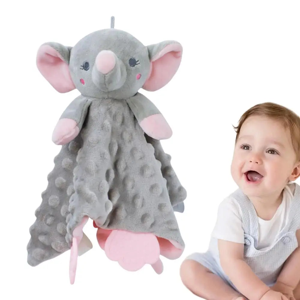 Security Soft Stuffed Animal Blanket Plush Kids Snuggle Toy Unisex