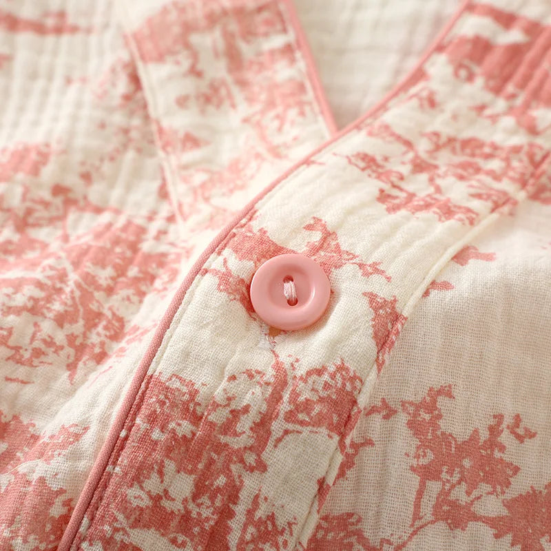 Four Seasons Cotton Pajamas For Women Long Sleeve
